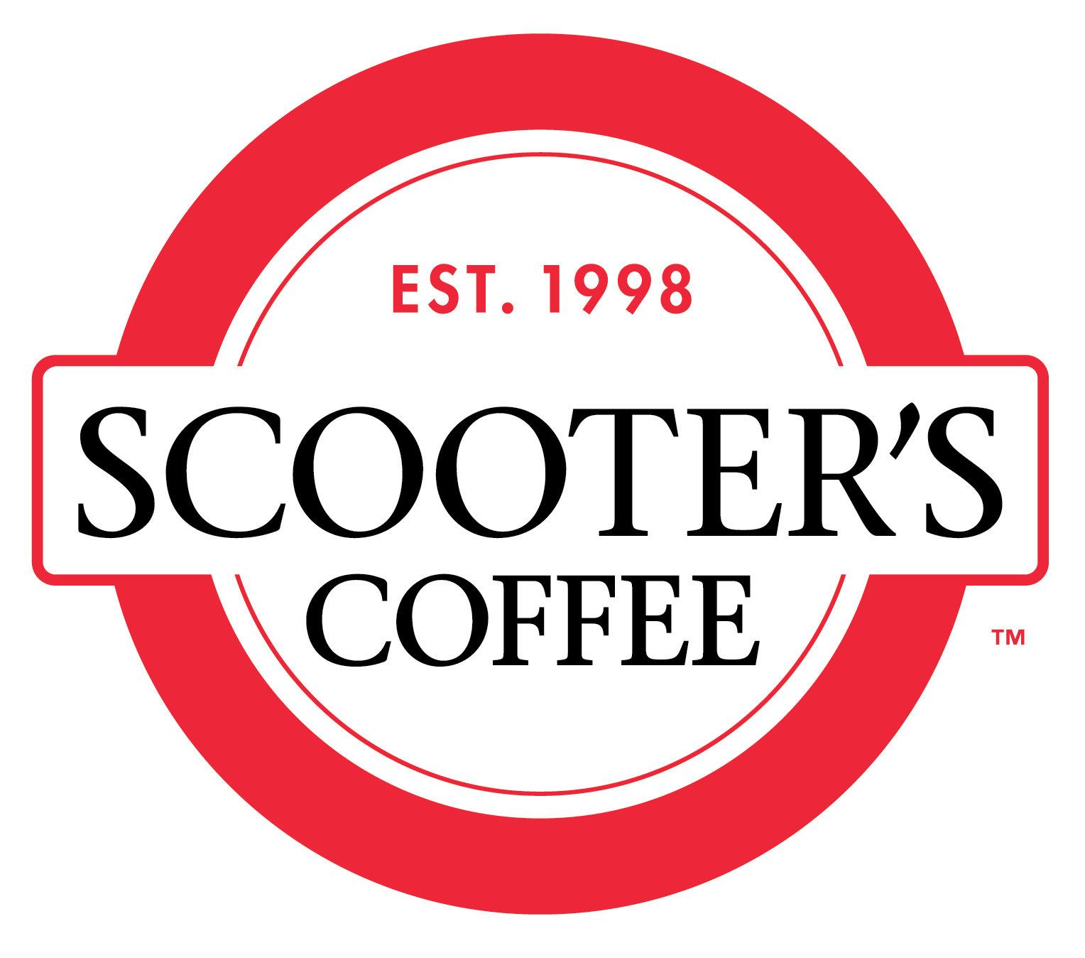 Scooter&#039;s Coffee logo, established 1998.